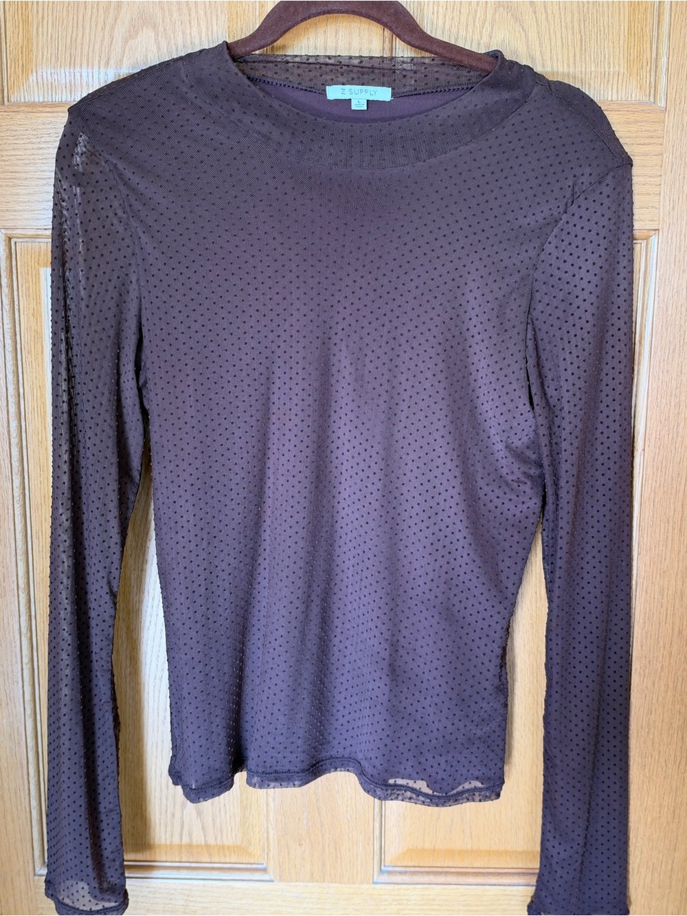 Z Supply Brown Blouse Large